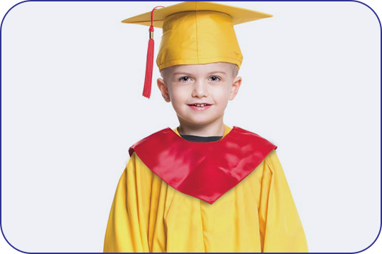 lescapsgown Kindergarten Graduation Gown Cap Tassel Set 2019