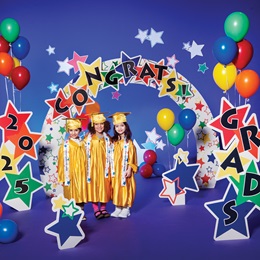 Color Craze Stars Graduation Prop Set