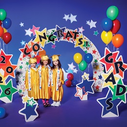 Color Craze Stars Graduation Prop Set