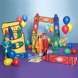 Crazy Crayons Graduation Prop Set