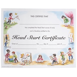 Head Start Diplomas Certificates Little Graduates