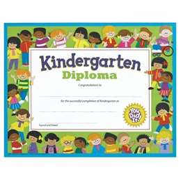 Kindergarten Diploma - Kids Border