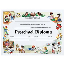 Preschool Diploma - Birds and Kids