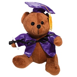 Graduation Bear - Purple
