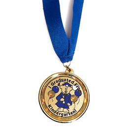 I Graduated From Kindergarten Holographic Medallion